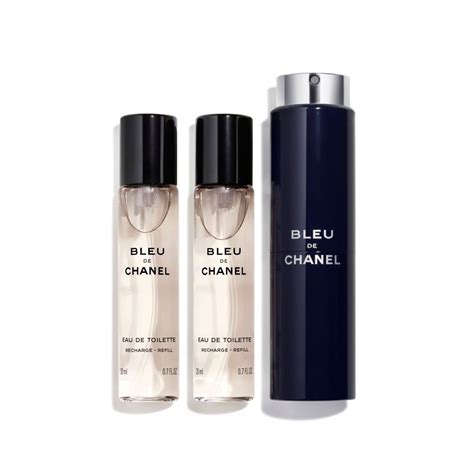 chanel bleu de chanel refillable travel spray 3 x 20ml